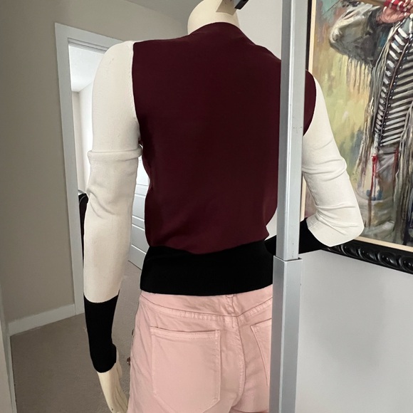 NEW Rag & Bone Charley Red Colorblock Sweater – Worn on Queen Sugar & Betty - Picture 5 of 11